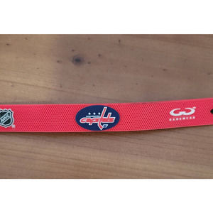 NHL Washington Capitals Sports Team Logo Rubber Hockey Bracelet
